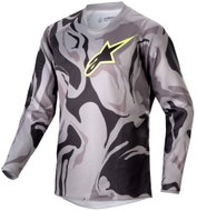 ALPINESTARS RACER TACTICAL, dětský, šedý camo/žlutý fluo/černý, 2024, vel. S - Dres
