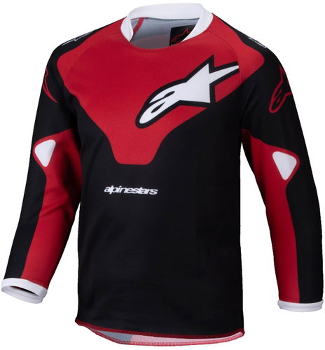 ALPINESTARS RACER VEIL KIDS, dětský, černý/červený, 2025, vel. 2XS - Dres - Main image
