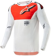 ALPINESTARS SUPERTECH WARD, bílý/oranžový, 2024, vel. 2XL - Dres