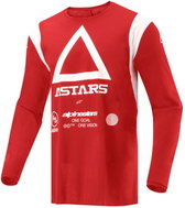 ALPINESTARS TECHDURA, červený fluo, 2025, vel. 2XL - Jersey