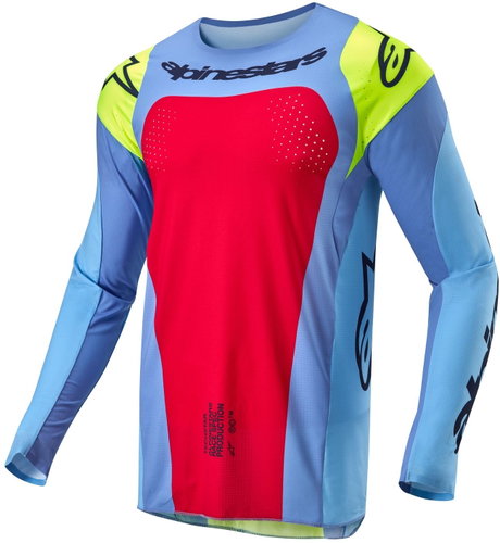ALPINESTARS TECHSTAR OCURI, světle modrý/žlutý fluo/červený, 2024, vel. L - Jersey - Main image