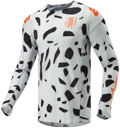 ALPINESTARS TECHSTAR RANTERA, šedý/oranžový/černý, 2024, vel. L - Dres - Main image
