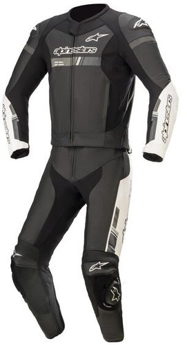 ALPINESTARS dvoudílná GP FORCE CHASER, TECH-AIR 5 kompatibilní, černá/bílá, 2025, vel. 48 - Moto kombinéza - Main image