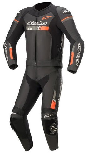 ALPINESTARS dvoudílná GP FORCE CHASER, TECH-AIR 5 kompatibilní, černá/červ., 2025, vel. 58 - Moto kombinéza - Main image