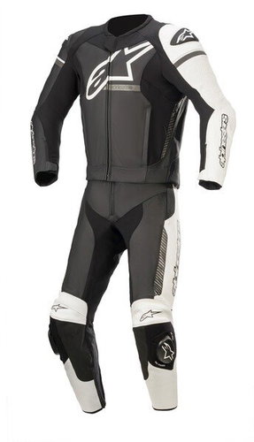 ALPINESTARS dvoudílná GP FORCE PHANTOM, TECH-AIR 5 kompatibilní, černá/bílá/šedá, vel. 54 - Motoros ruházat - Fő fotó