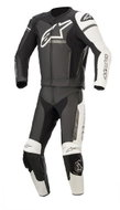 ALPINESTARS dvoudílná GP FORCE PHANTOM, TECH-AIR 5 kompatibilní, černá/bílá/šedá, vel. 56 - Motorcycle overalls