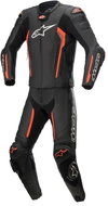 ALPINESTARS dvoudílná MISSILE 2, TECH-AIR kompatibilní, černá/červená fluo, 2025, vel. 48 - Moto kombinéza