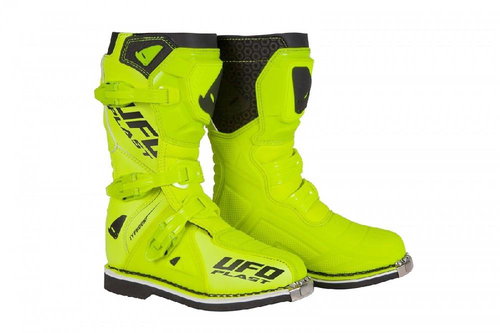 UFO BO011-DFLU - TYPHOON yellow children's off-road boots 37 - Motorcycle Shoes - Main image