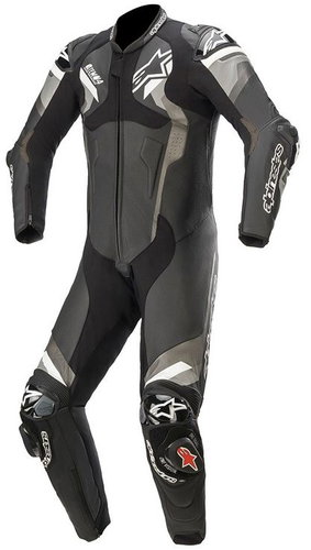 ALPINESTARS jednodílná ATEM 4, černá/šedá/bílá, vel. 54 - Moto kombinéza - Main image