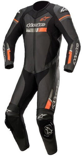 ALPINESTARS jednodílná GP FORCE CHASER, TECH-AIR 5 kompatibilní, černá/červ., 2025, vel. 52 - Motorcycle overalls - Main image