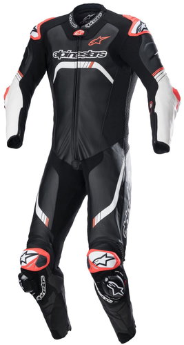 ALPINESTARS jednodílná GP TECH 4, TECH-AIR kompatibilní, černá/bílá/červená, 2025, vel. 48 - Moto kombinéza - Main image