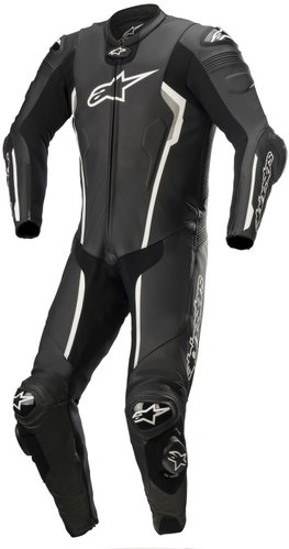 ALPINESTARS jednodílná MISSILE 2, TECH-AIR kompatibilní, černá/bílá, 2025, vel. 58 - Moto kombinéza - Main image