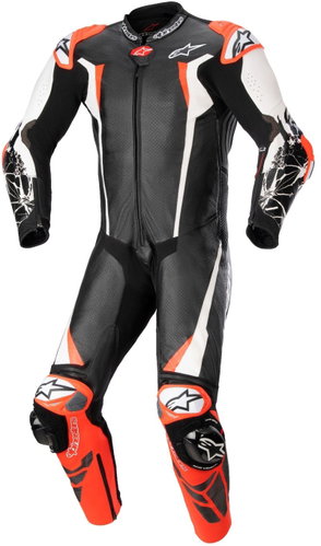 ALPINESTARS jednodílná RACING ABSOLUTE 2, TECH-AIR kompatibilní, černá, 2025, vel. 56 - Moto kombinéza - Main image