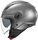 Grey jet moto helmet XL