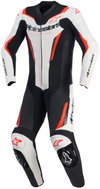 ALPINESTARS GP FORCE V2 One-Piece Leather Suit, White/Black/Fluo Red, 2026, Size 54 - Motorcycle overalls