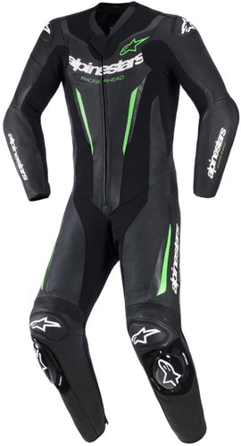 ALPINESTARS jednodílná GP FORCE V2, černá/zelená, 2026, vel.58 - Motorcycle overalls - Main image