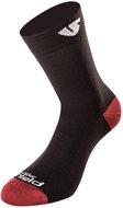 Under Shield ponožky SOLID, černé/červené, vel. 35/38 - Socks