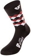 Under Shield ponožky SOLID, černé/červené/bílé, vel. 43/46 - Socks