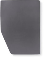 Walra Fitted Jersey Sheet for French Bed Left, Anthracite - Bedsheet
