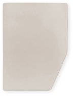 Walra Fitted Jersey Sheet for French Bed Right, Beige - Bedsheet