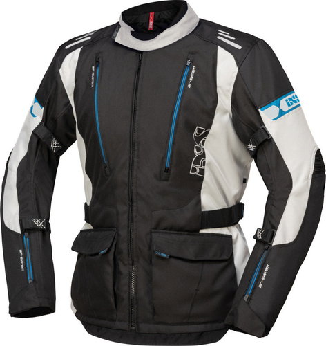 iXS Bunda LORIN-ST X55051 černo-světle šedo-modrá 3XL - Motorcycle Jacket - Main image