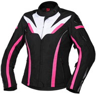 iXS Dámská bunda RS-1000-ST X56023 černo-bílo-růžová DL - Motorcycle Jacket