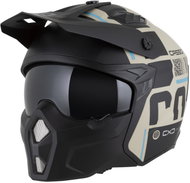 CASSIDA Helmet Cross Country Code, (Matte Sand/Black/Light Blue) 2026 Size XL - Motorbike Helmet