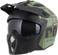 CASSIDA Cross Country Code Helmet, (Matt Green/Grey/Black) 2026 Size M - Motorbike Helmet