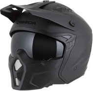 CASSIDA Cross Country Solid Helmet, (Matte Black/Black) 2026 Size S - Motorbike Helmet