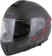 CASSIDA Modulo 2.1 Plus Carbon Helmet, (carbon/red/reflexive silver/black) 2026 size S - Motorbike Helmet