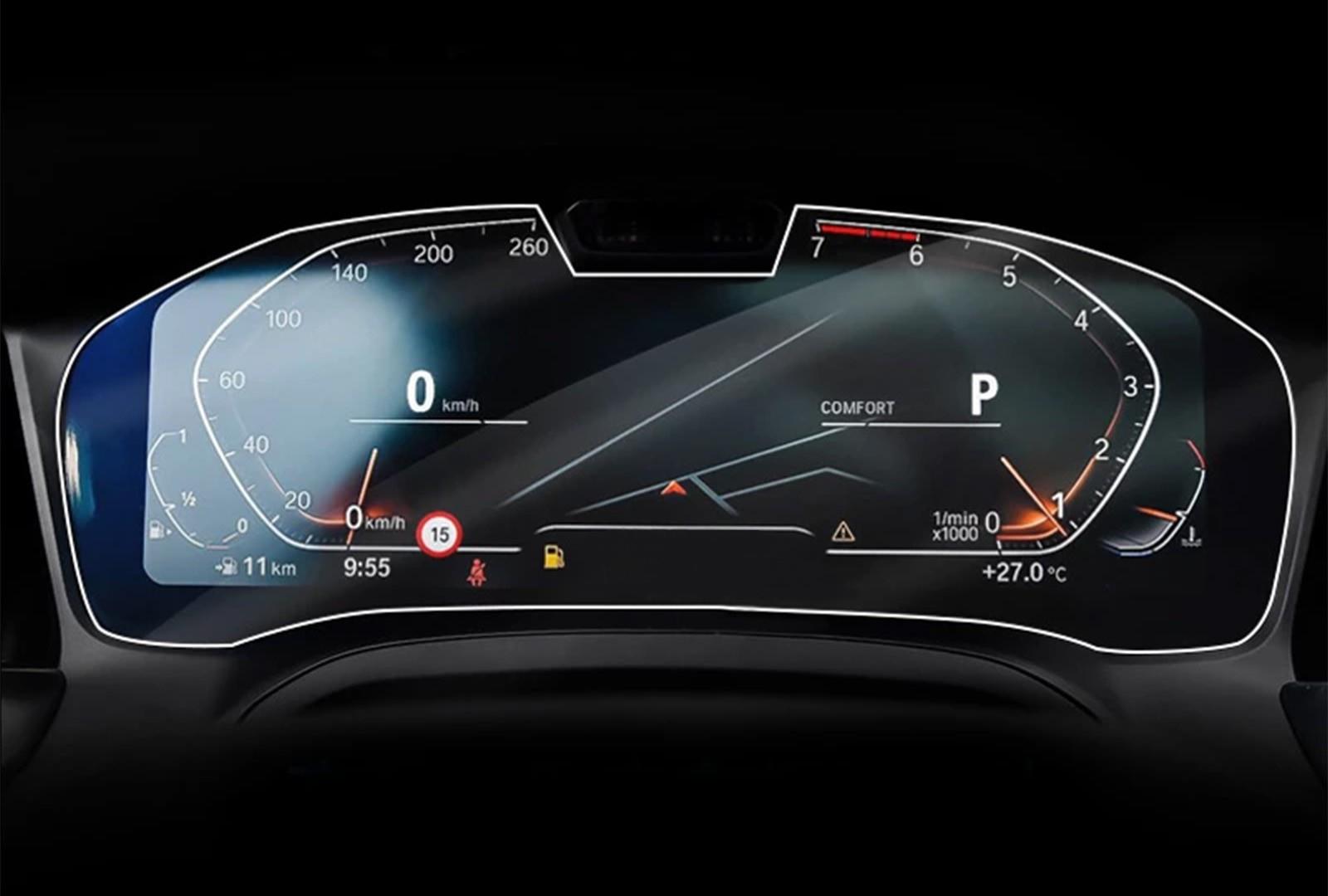 UNI BMW G20 G21 G21 G22 G26 G42 óracsoport üvegfólia