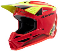 ALPINESTARS Přilba S-M3 FRAY, (červená/žlutá fluo/černá) 2026 vel. 2XL - Motorbike Helmet