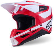 ALPINESTARS Přilba S-M3 HEAT, (červená/bílá/černá) 2027 vel. M - Motorbike Helmet