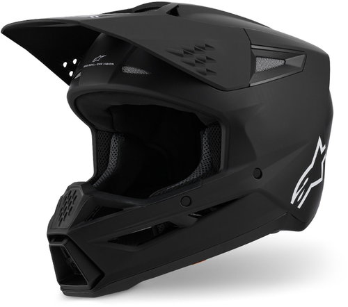 ALPINESTARS Přilba S-M3 SOLID, (černá matná) 2027 vel. XL - Motorbike Helmet - Main image