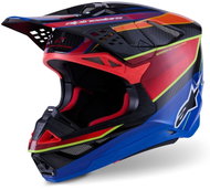 ALPINESTARS Přilba SUPERTECH S-M10 ERA, (modrá/červená/žlutá fluo) 2026 vel. M - Motorbike Helmet