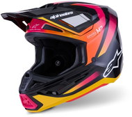 ALPINESTARS SUPERTECH S-M7 RISE helmet, (black/yellow/fluo pink) 2027 - Motorbike Helmet