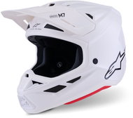 ALPINESTARS Přilba SUPERTECH S-M7 SOLID, (bílá) 2027 vel. 2XL - Motorbike Helmet