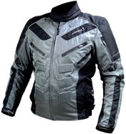 Cappa Racing Aintree textile motorbike jacket grey/black - Motorcycle Jacket
