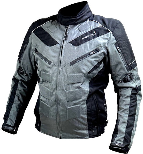 Cappa Racing bunda moto Aintree textilní šedá/černá XXL - Motorcycle Jacket - Main image
