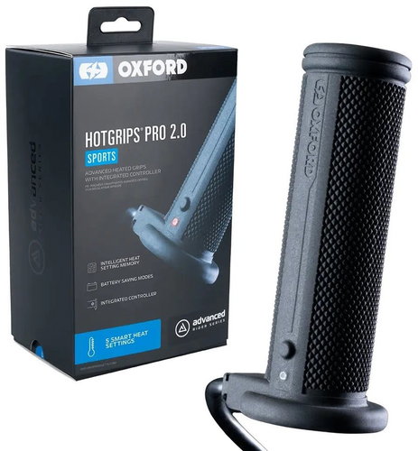 OXFORD HotGrips Pro 2.0 Sport heated grips (integrated controller) Main image OXFORD HotGrips Pro 2.0 Sport heated grips (integrated controller) - Motorbike Grips - Main image