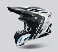 AIROH Přilba AVIATOR Factory Bitmap (Carbon), (šedá lesklá) 2027, vel. XS - Motorbike Helmet