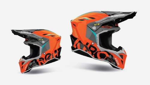AIROH Přilba AVIATOR Factory Blame, (oranžová lesklá) 2027, vel. XS - Helma na motorku - Main image