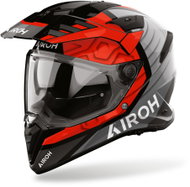 AIROH Přilba BADX-X Cube, (červená lesklá) 2027, vel. 3XL - Motorbike Helmet