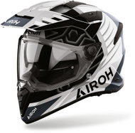 AIROH Přilba BADX-X Cube, (šedá lesklá) 2027, vel. XL - Motorbike Helmet