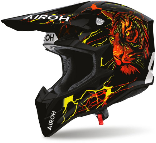 AIROH Přilba WRAAAP Tyger, (lesklá) 2027, vel. XL - Motorbike Helmet - Main image