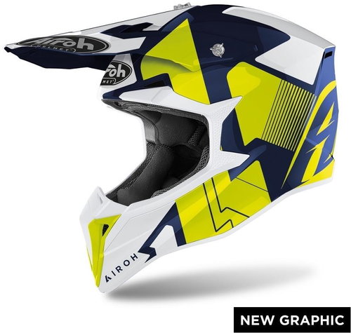 AIROH WRAAP RAZE WRRA18 - off-road blue moto helmet, XL - Motorbike Helmet - Main image