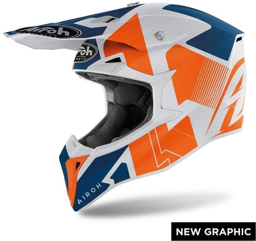 AIROH WRAAP RAZE WRRA32 - off-road orange moto helmet, l - Motorbike Helmet - Main image