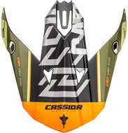 CASSIDA visor for Cross Cup Sonic helmets (green matt/orange) - Helmet Peak