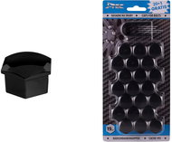 J- TEC kryty šroubů kol 19 mm černé sada 20 ks + pinzeta - Case