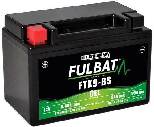FULBAT Gel battery FTX9-BS GEL (YTX9-BS GEL) - Motorcycle batteries - Main image